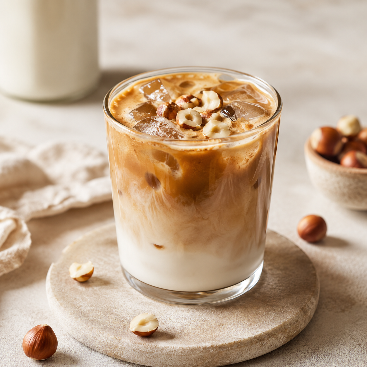 Hazelnut Coffee Latte
